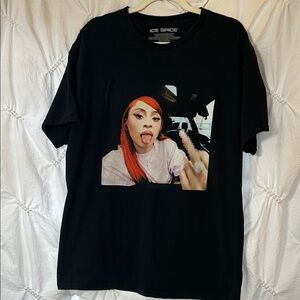 Ice Spice Graphic Black Tee-XL